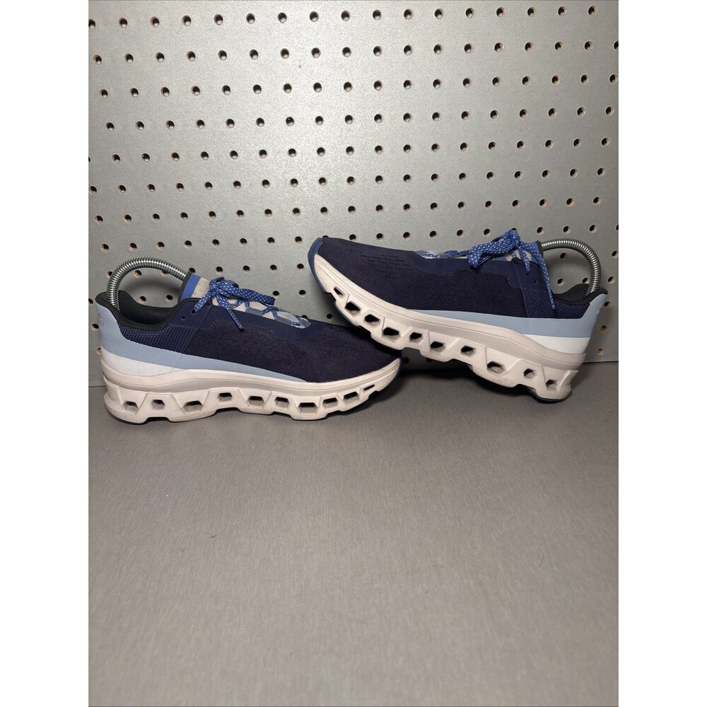 On Cloud Cloudmonster Womens Sz 8.5 Helion Cloudtec Running Shoes Sneakers Blue - Picture 7 of 15